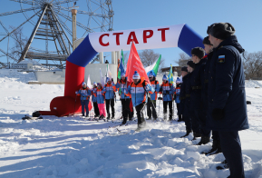 Туристический поход на лыжах 