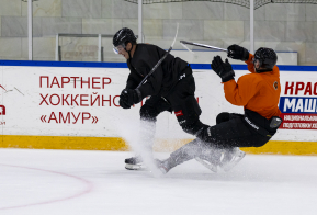 В Хабаровске хоккеисты 